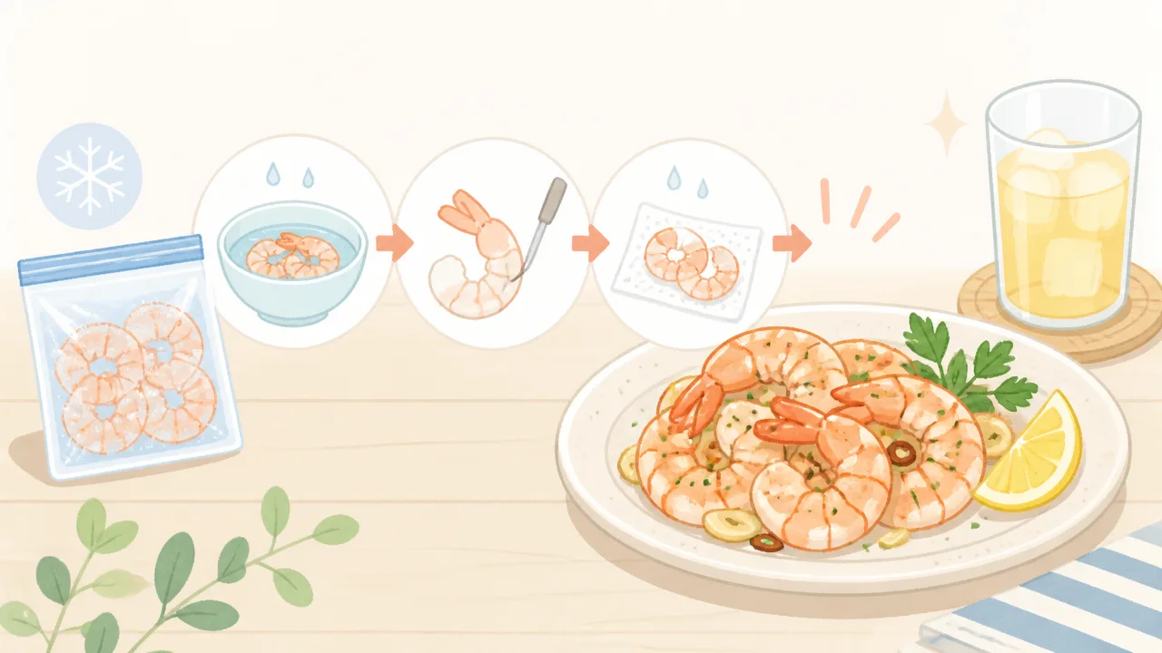 冷凍エビのおつまみレシピ|臭みを抑える下処理と簡単な作り方